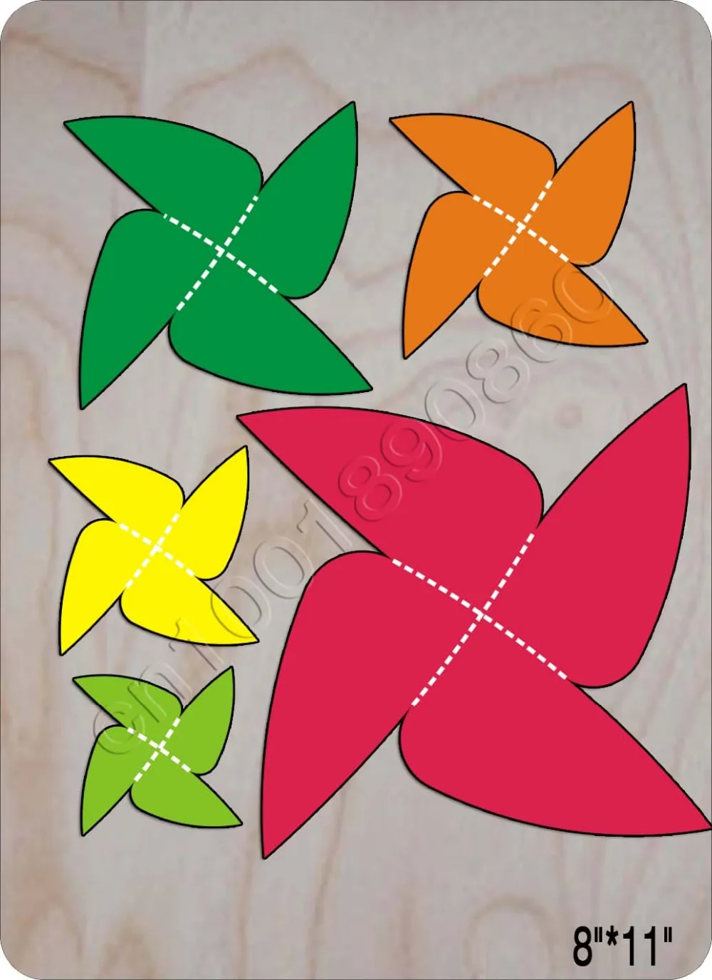 

windmill wooden mold & Wooden dies for scrapbooking, fit MY machine