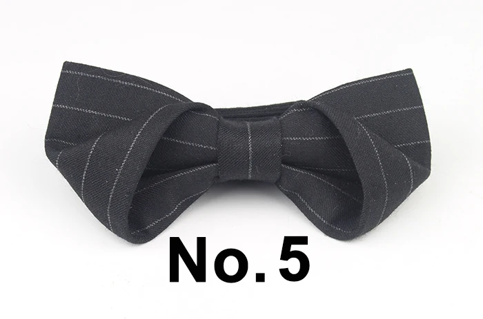 Классический формальный галстук-бабочка из шерсти в штучной упаковке, несколько цветов, галстук с узором «гусиная лапка», мужской роскошный стерео галстук-бабочка