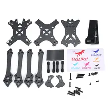 HGLRC 220mm Carbon Fiber Wheelbase 5mm Arm Kit Frame for RC Racing Drone Motor Models Multicopter Replacement Part Accessories