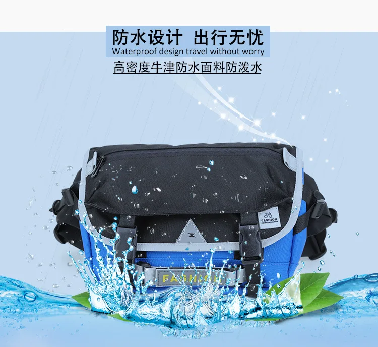 Мужская Талия 2019 новая Корейская версия тренда Спортивная сумка, одно плечо для отдыха на открытом воздухе мульти-функция кросс-сумка