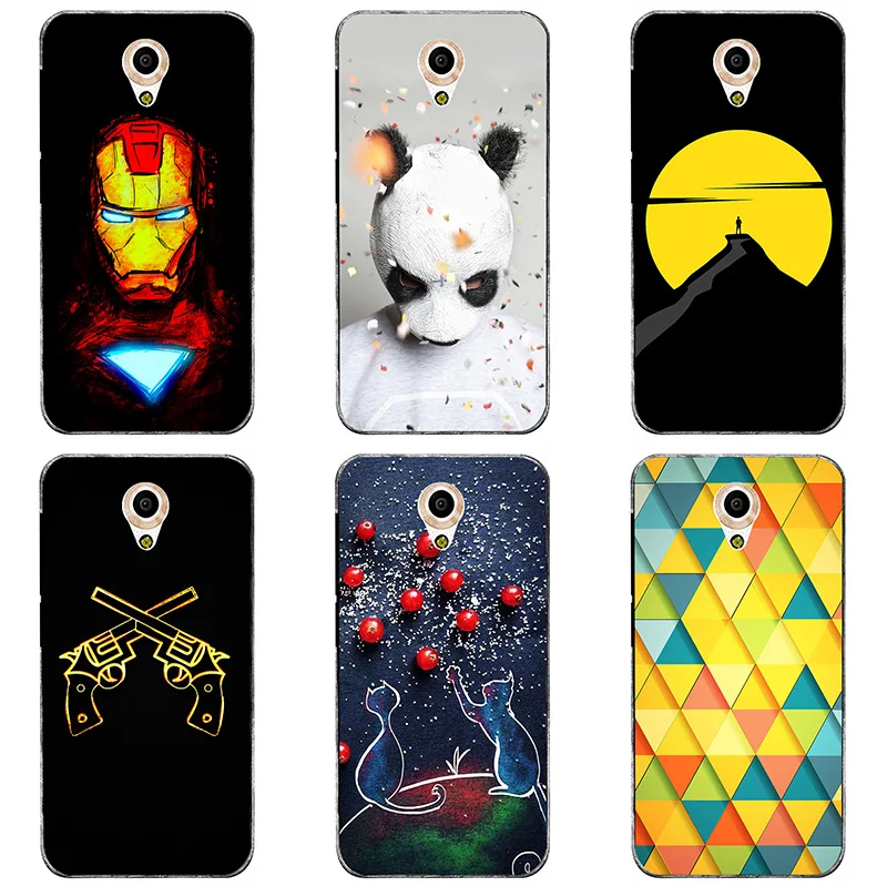 For Vodafone Smart Prime7 VFD600 Case Soft Silicone Back Cover Cases Painting Abstract Coque Patterned Shell Skin |