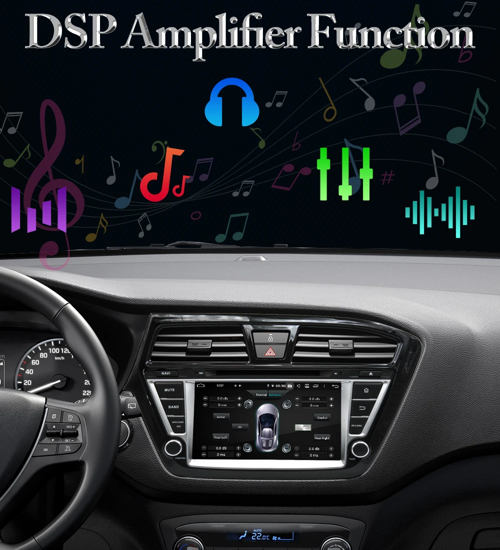 Perfect Owtosin 2 din Android 9.0 Car DVD Radio For Hyundai I20 2014 2015 2016 2017 2018 Car GPS Navigation Autoradio 4GB RAM 32GB ROM 6