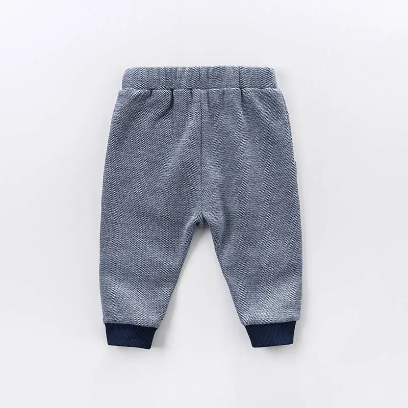 DB7185 dave bella/весенние модные длинные штаны для маленьких мальчиков детские штаны для малышей брюки для мальчиков