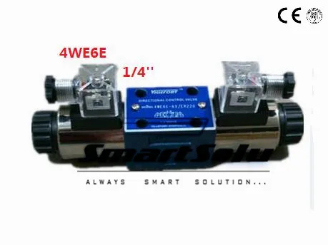 

Free shipping Rc 1/4 4WE6E New type Electrical operated directional control valve AC 220V , New in Box