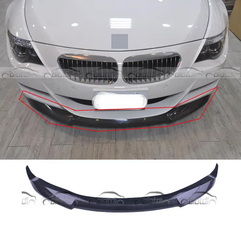 Carbon Fiber Front Bumper Lip Body Kit V Type For BMW E64 E63 M6 Coupe 2DR 2006-2010