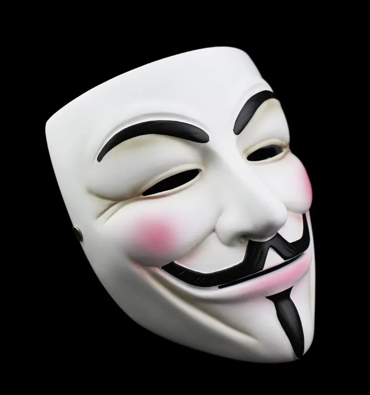 50pcs Guy Fawkes Mask V For Vendetta Cosplay Mask Collect Home Decor