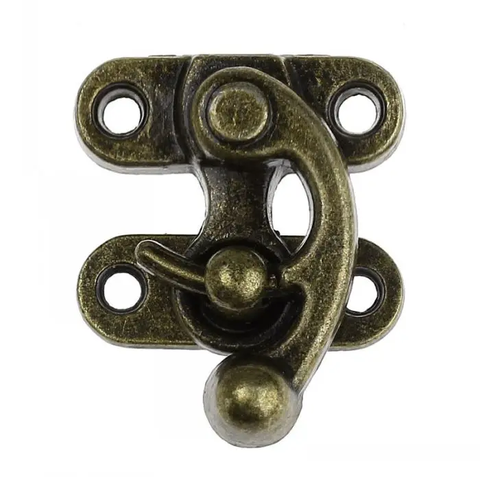 DoreenBeads Metal Hook Box Latches Clasp For Box Lock Purse Lock