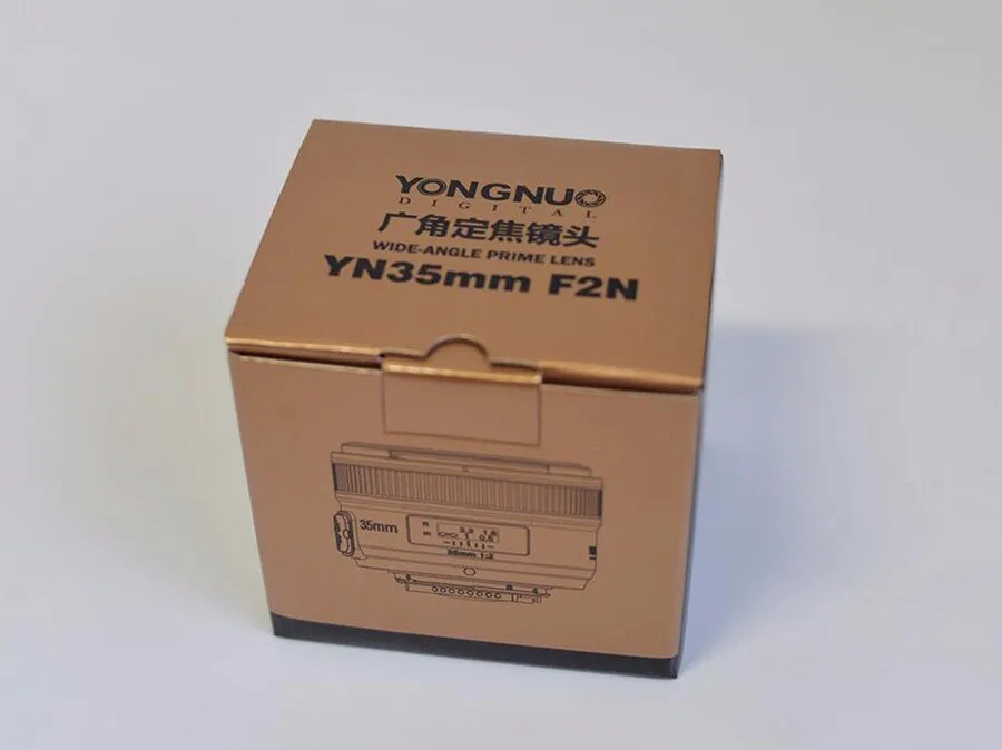 YONGNUO YN35mm F2.0 F2N широкоугольный AF/MF объектив с фиксированным фокусом для Nikon F крепление D7100 D3200 D3300 D3100 D5100 D90 DSLR камера 35 мм