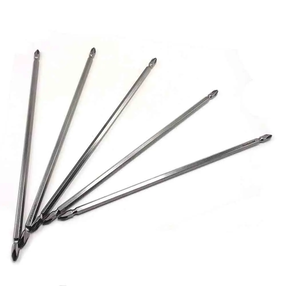 

1PCS PH2 Power Tools Screwdriver Head Hex Handle Cross Head Magnetic Alloy Steel 250mm 1/4 Inch Slider Screwdriver Magnetic Dril