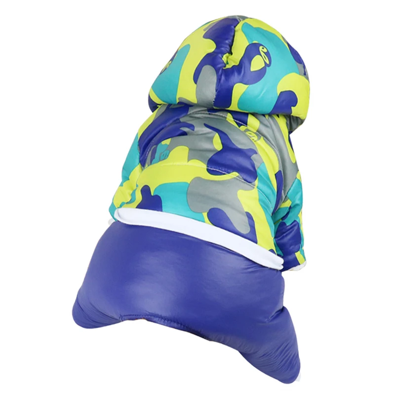 

Camouflage Winter Dog Jacket Clothes for Small Dogs Thicken Coat Clothing Warm Overall for Dogs Jumpsuit Chihuahua Clothes 1by50