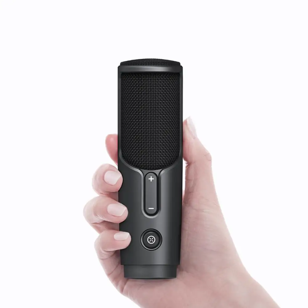 black color Xiaomi Mijia JUNLIN цифровой микрофон HD шумоподавление в режиме реального времени возврат уха Профессиональный HIFI широко совместимый - Цвет: black color