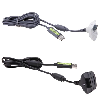 

ALLOYSEED 1.8m USB Charging Cable For Xbox 360 Wireless Game Controller Gamepad Joystick Power Supply Charger Cable Game Cables