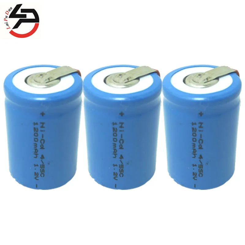 Ni-CD 4/5SC 1200mAh 1 2 V 4/5 SC Sub C аккумуляторная батарея для электроинструментов 3 упаковки |