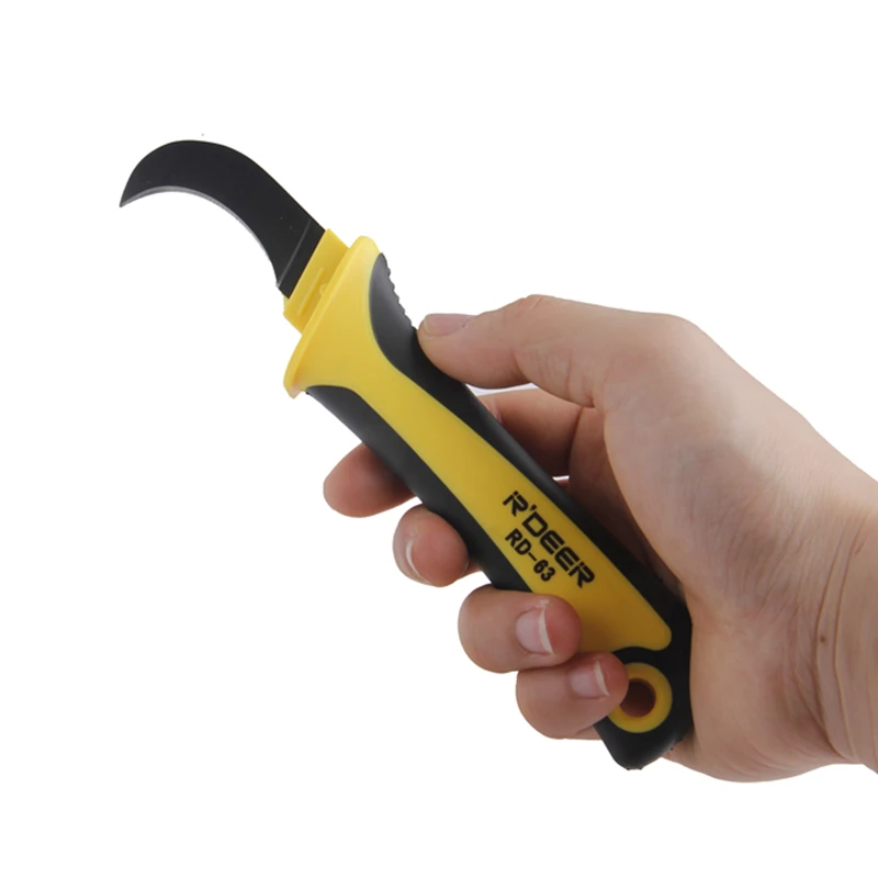 Cable Stripping Knife 175/180mm Stainless Steel Cable Cutter Wire Stripper Professional Electrician Knife Tools Cable Stripping Knife 175/180mm Stainless Steel Cable Cutter Wire Stripper Professional Electrician Knife Tools