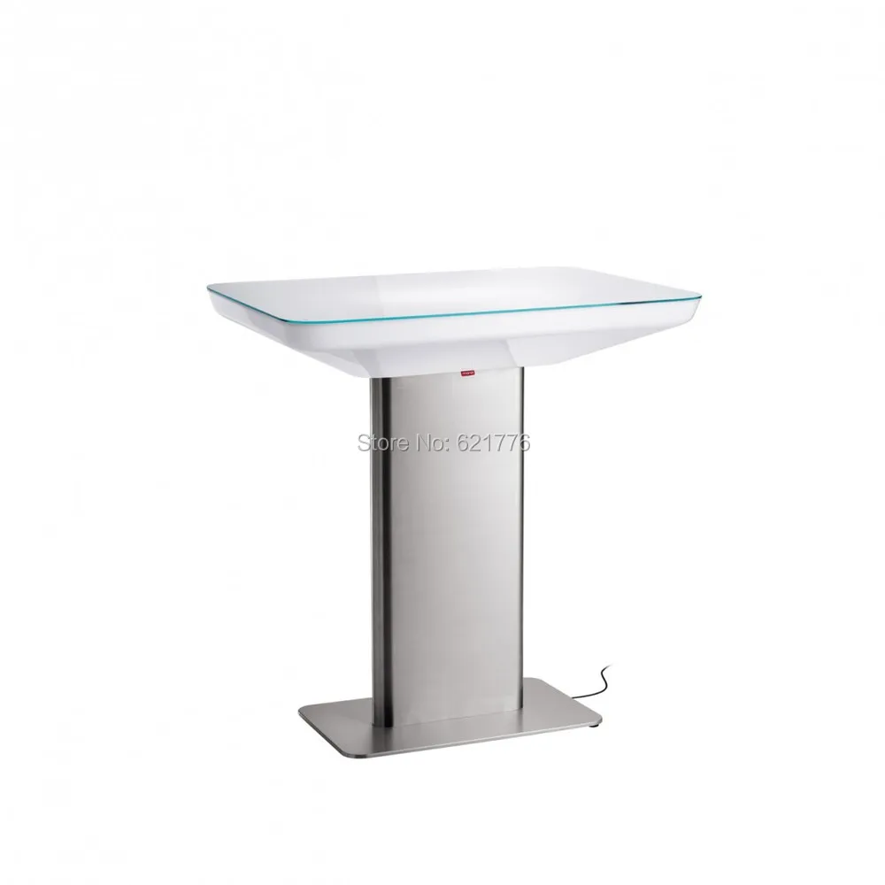 H76 светодиодный подсветкой мебель, обеденный стол для 4 человек, STUDIO светодиодный, светодиодный журнальный стол для бара, конференц-зал, гостиной или события