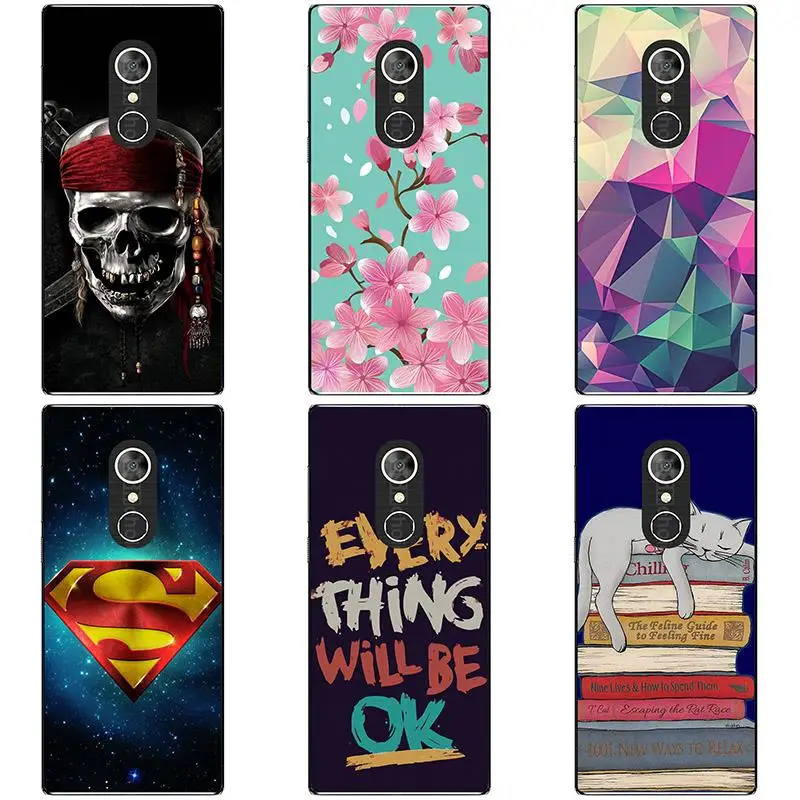 Мягкий силиконовый чехол для телефона Alcatel 5 5086A 5086Y 5086D корпус с рисунком дизайн