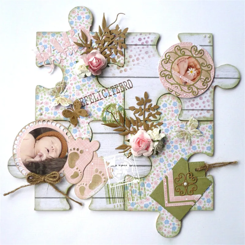 

YaMinSanNiO Lace Flower Metal Cuttings Dies Flower Dies Metal Die Cuts Scrapbooking Album Paper Card Craft Embossing Die Cuts