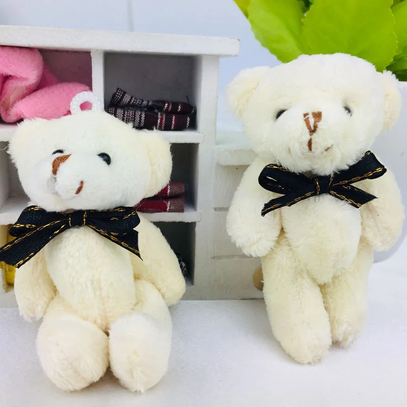 Kawaii небольшое соединение Teddy Bear плюшевые игрушки плюшевые мишки камер Мгновенной Печати Mini 8 см, сапоги на плюше с мишками, небольшие игрушки плюшевые медведи 50/100 шт DMX004 - Цвет: 8cm White Bear
