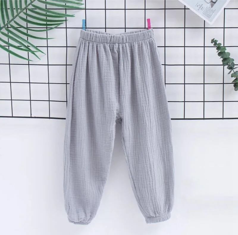CROAL CHERIE Children Cotton Linen Pants Leggings for Boys Girls Casual Pants Kids Trousers Pants Fashion Trousers For Kids  (1)