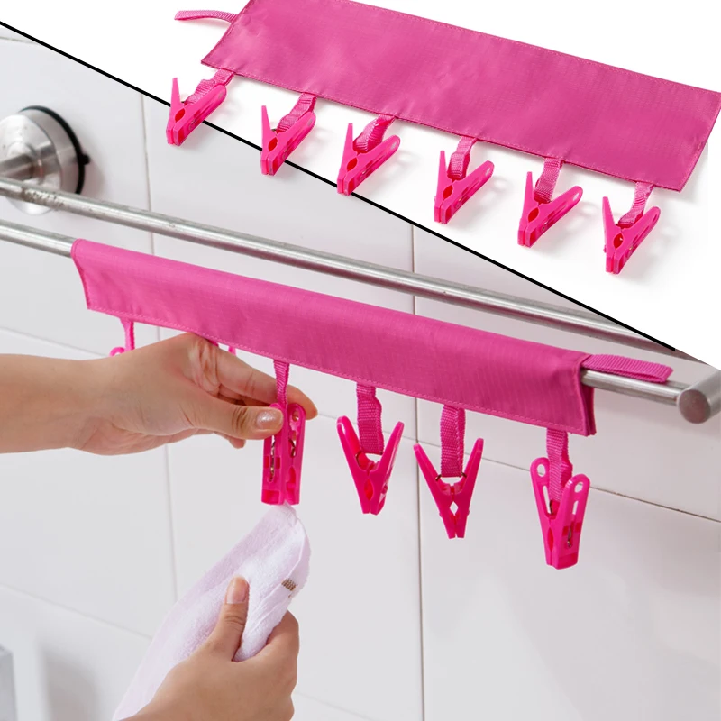 The portable hanger clothespin hangers can bathroom rack traveling peg