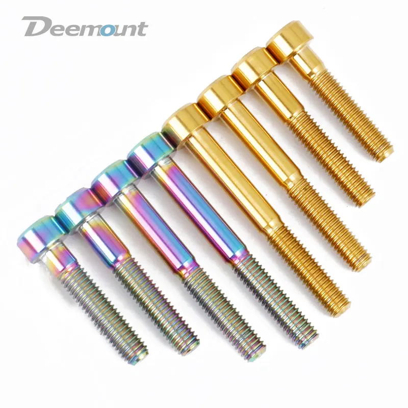 Титановые болты Deemount 2 шт. M6 30/35/40/45/50 мм для крепления велосипедной гарнитуры