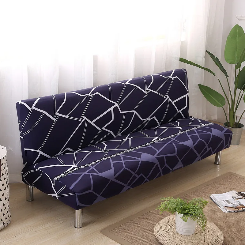 

Modern Stripes Sofa cover Geometry Tight Wrap Elastic For I Shaped Sofa Slipcover Case Slip-resistant sofas without armrest