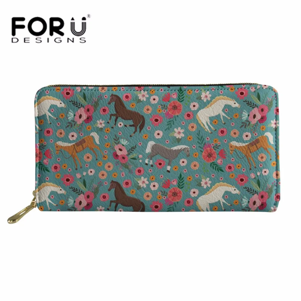 FORUDESIGNS кошелек из искусственной кожи для женщин Длинный монет большие женские