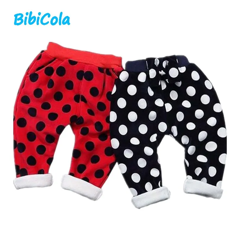 BibiCola 2017 winter casual childern infants sports long pants baby