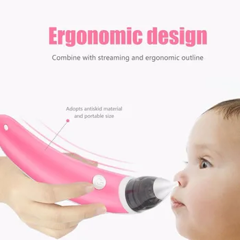 

2 Colors Electric Safe Hygienic Baby Nasal Aspirator Nose Cleaner Snot Sucker Nasal Suction Machine