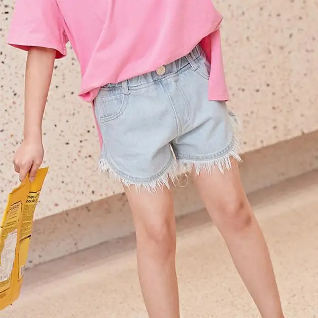 2019 Summer Costume Kids Baby Girls Shorts Jeans Trousers Pants Toddler Girls Shorts Pants For Baby Girls Shorts Camisetas 10 12 2