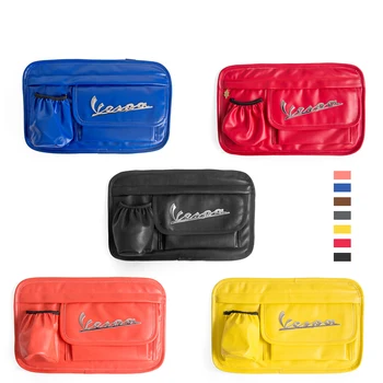 

MOTO4U For Piaggio Vespa All Model GTS LX LXV Sprint Primavera Waterproof PU Leather Bag Storage Bag Glovebox Scooter Bags
