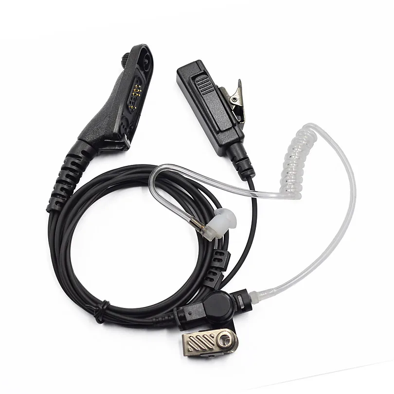 FBI Headset Earpiece PTT MIC for MOTOROLA DGP4150 DGP6150 APX2000 APX4000