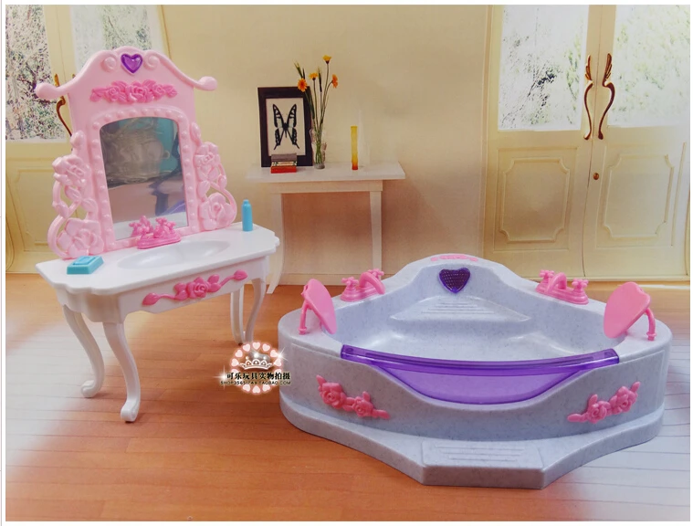 Модная Оригинальная для принцессы спа Барби курн личка blyth Ванна 1/6 bjd кукла аксессуары дом мечты мебель набор игрушка подарок