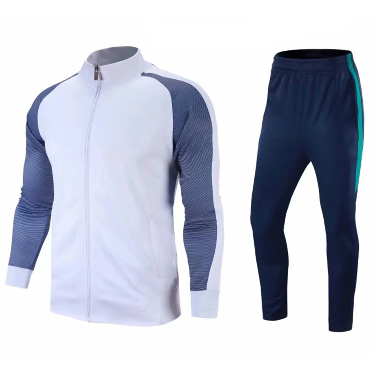 men's football training suit jacket football suit training shirt sports pants jogging uniform custom jacket