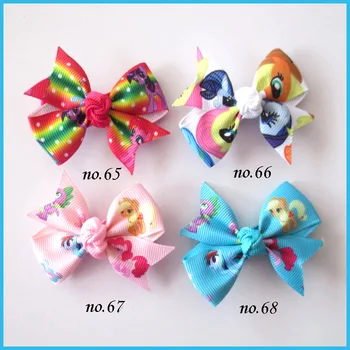 

200 BLESSING Good Girl 2.5" Wing Hair Bow Clip Unicorn Accessories Wholesale