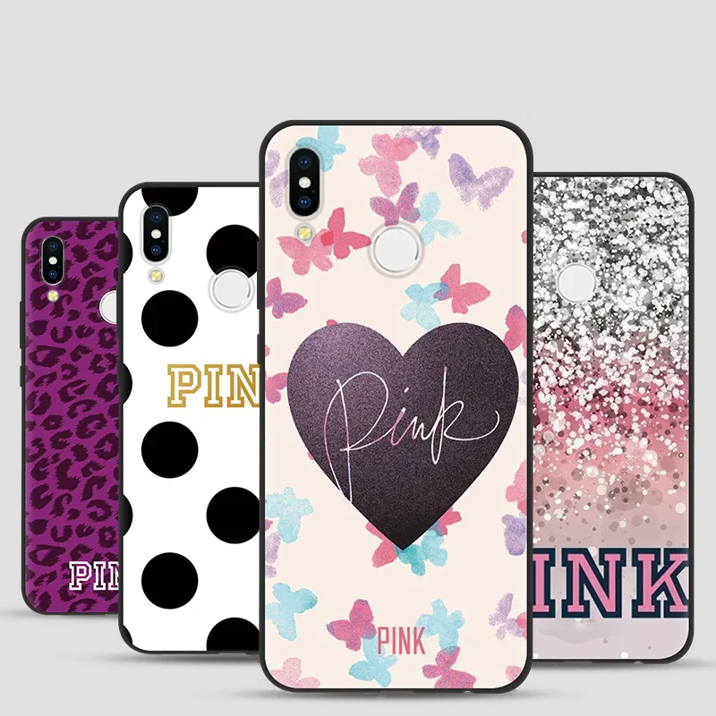 

Luxury Marble Pink TPU Coque For Huawei Honor 8X 6A 7A 9 10 Lite Play View 20 Mate 10 20 Lite Pro Nova 3i Y6 Y9 2018 2019 Case
