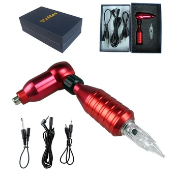

Professional 1pcs Red Audio Interface Motor Rotery Tattoo Machine Set 2016 New Gun Tattoo Supplies tatuaggio machina rotativa