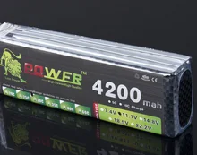Lion power 11.1v 4200mah 35c For helicopter four axis shaft manufacturers Cars Boats power 3S Lipo 11.1v battery wholesale