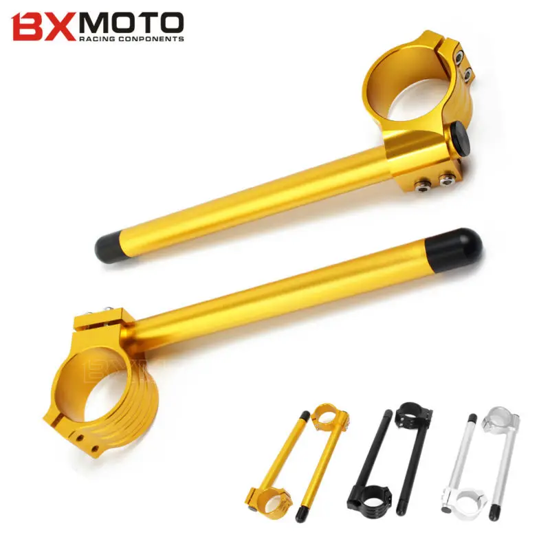 Новый Универсальный мотоциклетный CNC 45 мм зажим на руль для Honda CBR600RR CBR900RR Suzuki GSXR600