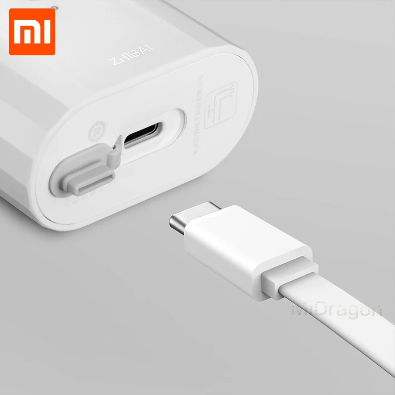 Xiaomi zhibay мини электробритва Влажная и сухая Водонепроницаемая usb type-c заряжаемый триммер для бороды бритва мини-корпус