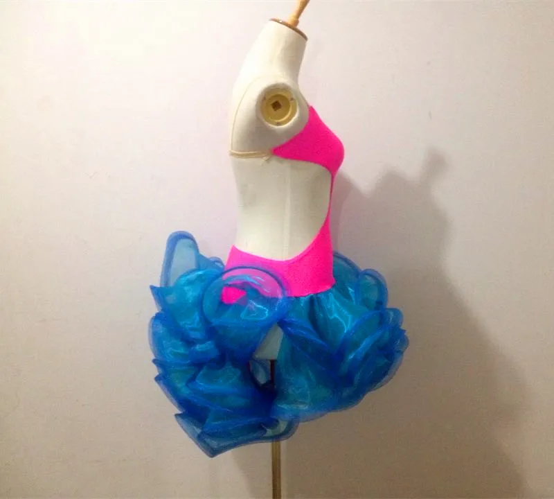 Настроить для девочек хит цвет цветок Костюмы для латиноамериканских танцев Танцы конкурс платье портной женщина Профессиональный