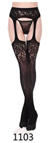 Hot 11 Styles Sexy Thigh High Stockings Women Black Fishnet Jacquard Stocking Pantyhose Tights Adult Women Plus Size