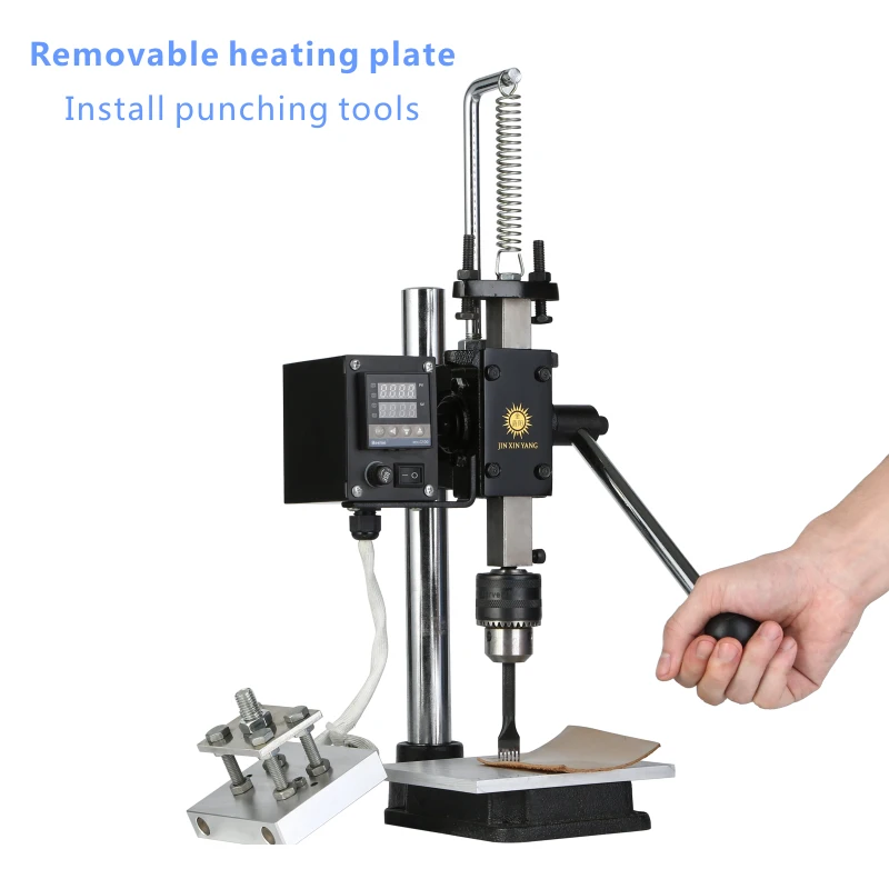 JINXINYANG Hot Foil Stamping Machine Manual Bronzing Machine for leather and Wood Branding embossing heat press machine