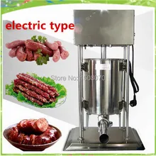 SHIPULE new commercial 15L sausage stuffer,sausage filler electric sausage making machine for sale