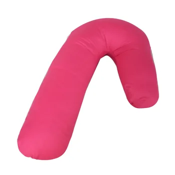 

100% cotton body pillow rosered Sleeping Support Pillow For Pregnant Women wave-Shape Maternity Pillows Pregnancy long pillow