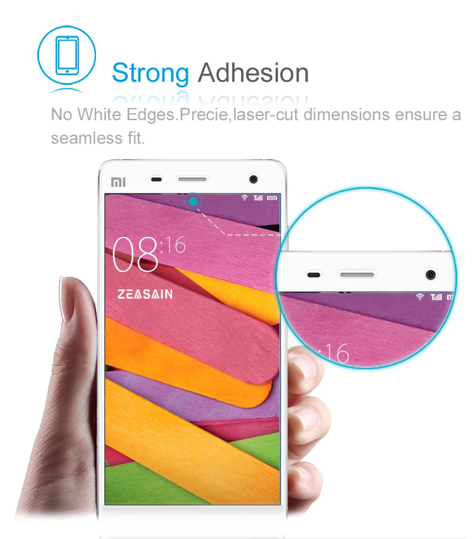 Original ZEASAIN HD Clear for xiaomi mi4 Screen Protector 9H Anti Scratch Protective Film Tempered Glass for xiaomi mi 4 xiomi4 (7)