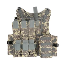 5 цветов Открытый военный тактический жилет тела Molle Боевая куртка CS уличная одежда оборудование джунглей охотничий жилет