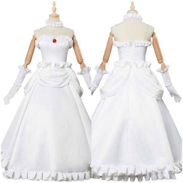 Super Mario Cosplay Odyssey Boosette King Boo Costume Human Dress
