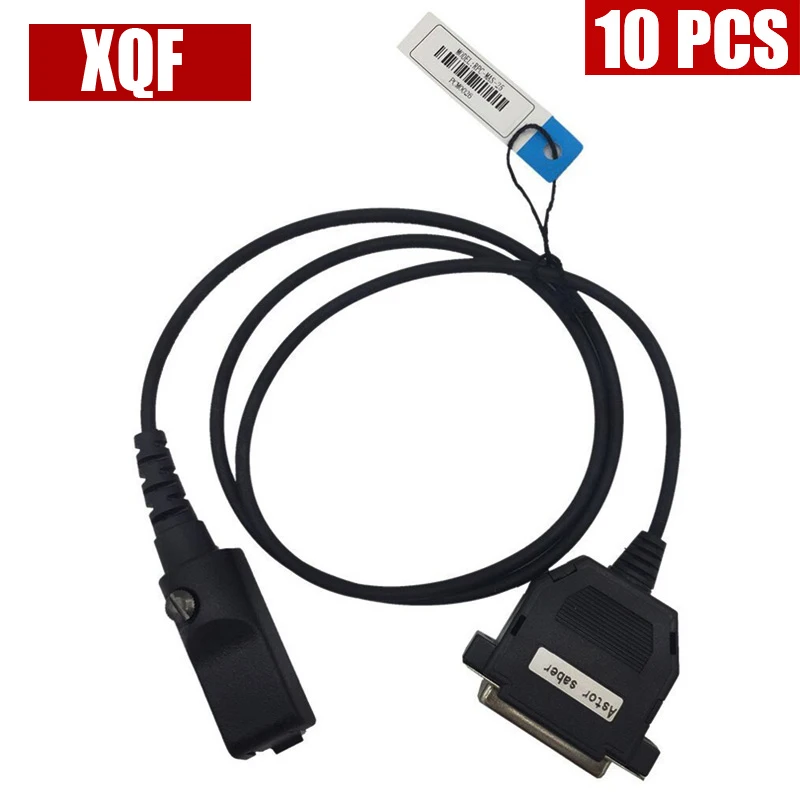 XQF 10 шт. Кабель для программирования RPC-MAS-25 для Motorola SABER ASTRO цифровой машинный меч частота записи