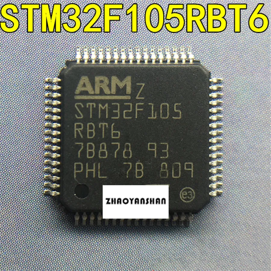 10 шт. X STM32F105RBT6 STM32F105 LQFP64 новинка бесплатная доставка | Электроника